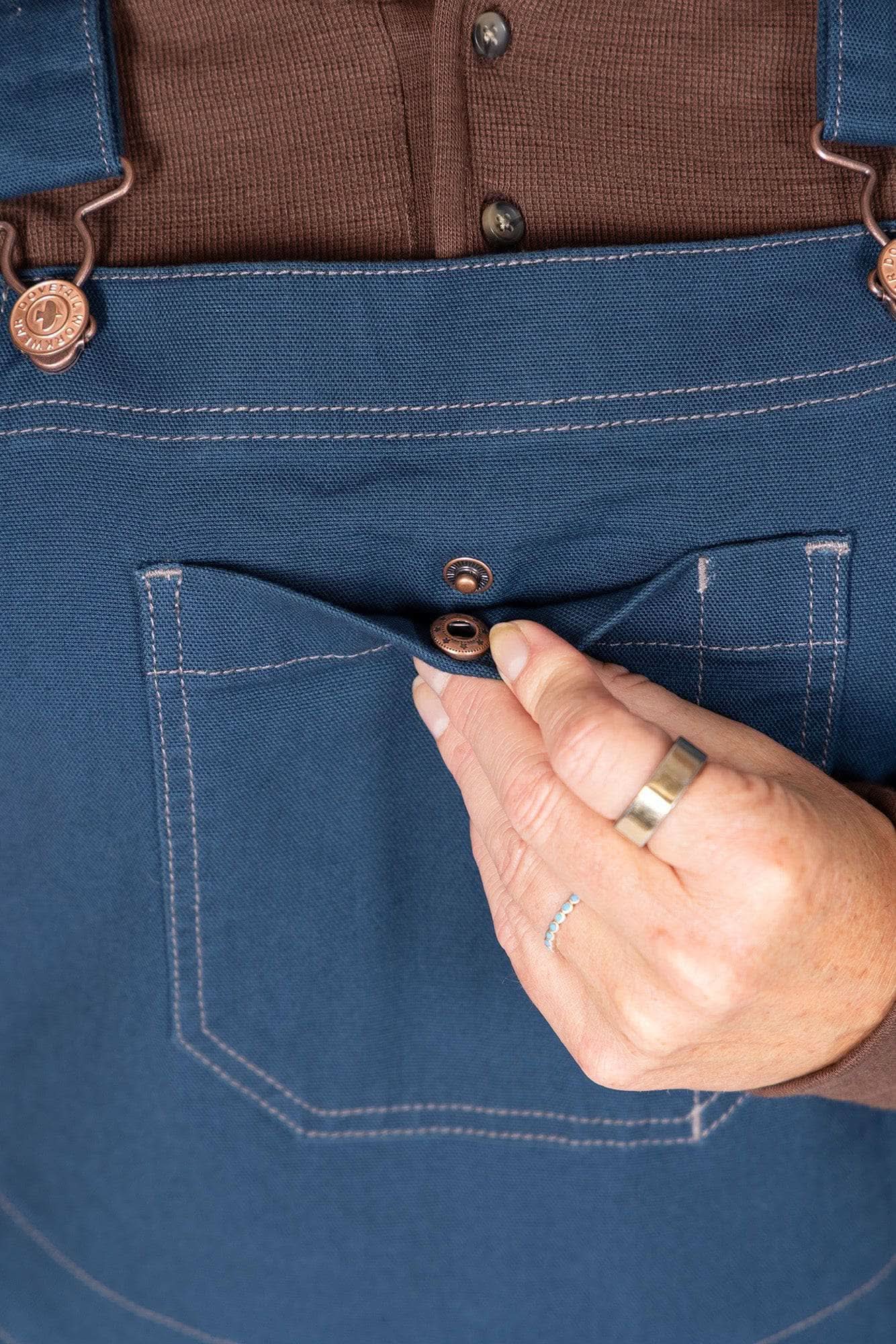 GO TO™ Overalls in Atlantic Blue - Image 7
